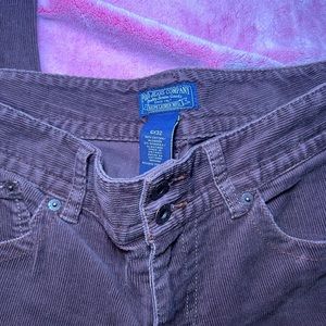 VINTAGE Ralph Lauren polo jeans company brown corduroy pants in size 6 x 32